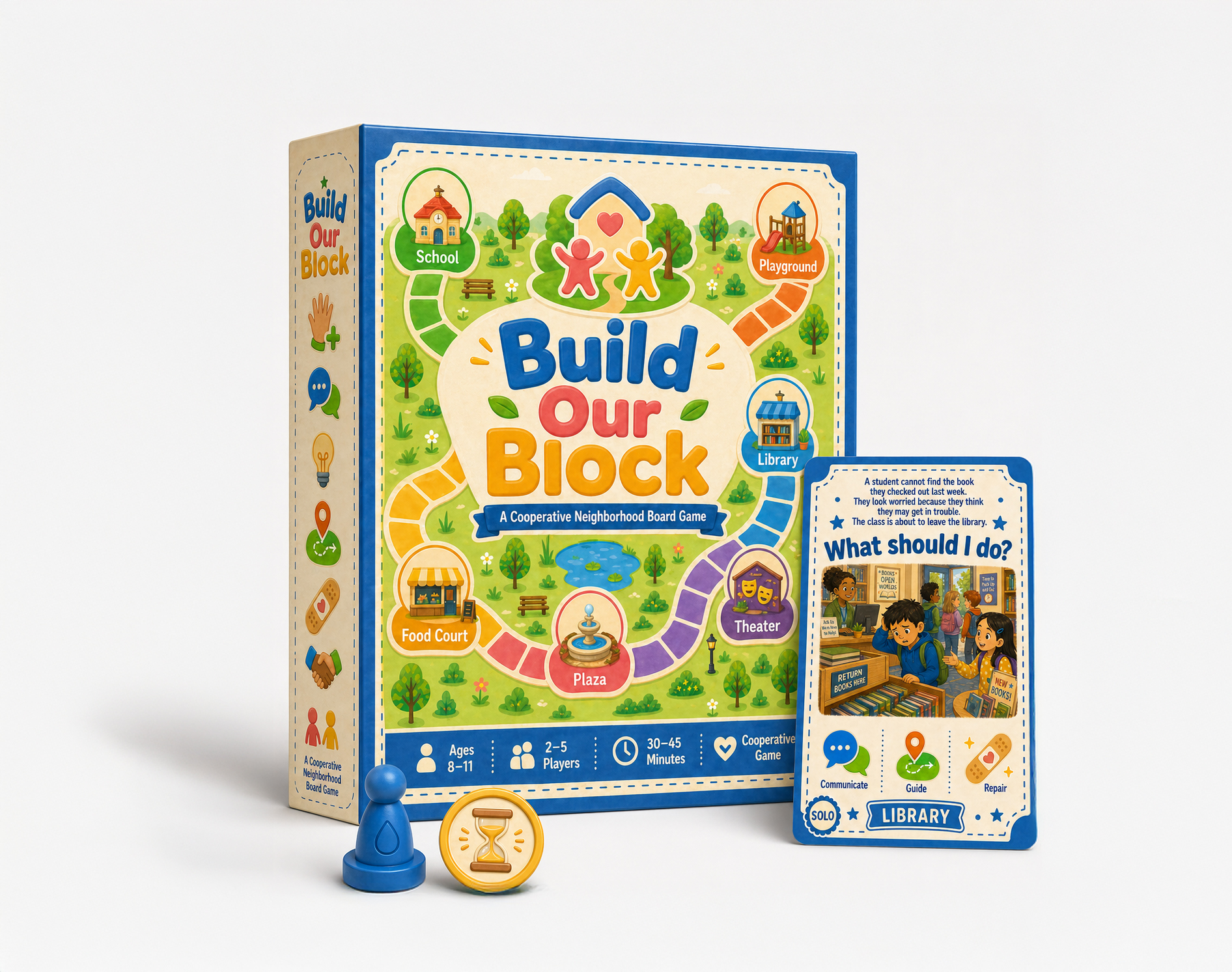 Build Our Block board game box